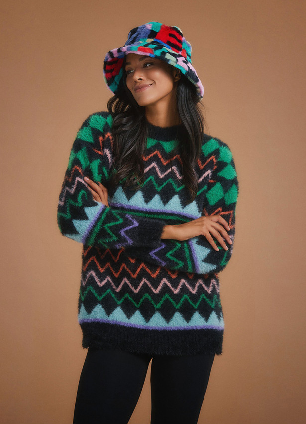 Multicolored Bucket Women's Hat