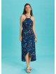 Floral Halter Neck Summer Dress