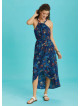 Floral Halter Neck Summer Dress
