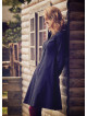 Long Sleeve Knee Length Gypsy Style Wholesale Black Shirt Dress